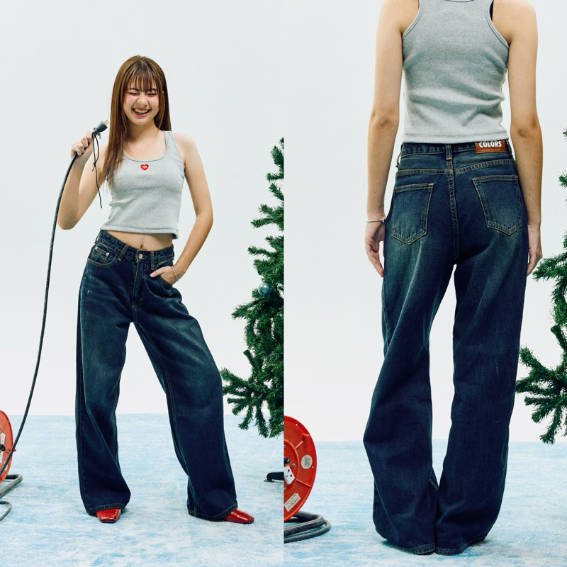 Cutie.colors Baggy Jeans กางเกงยีนส์