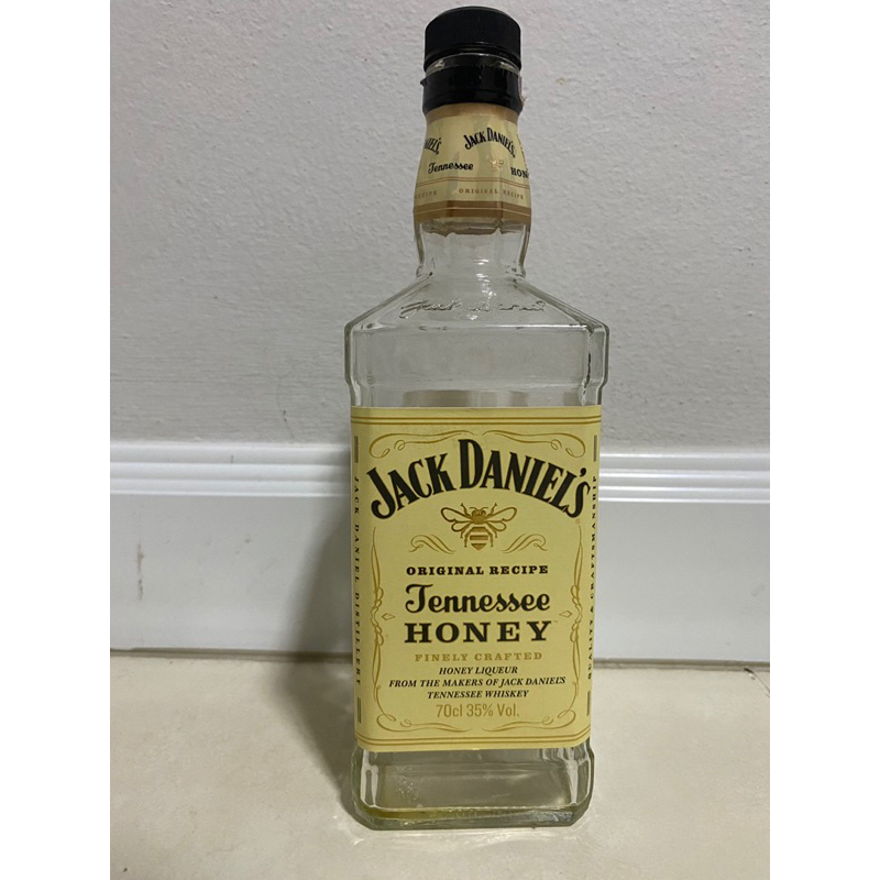 ขวดเหล้า Jack Daniel's เปล่า 0.70L  Honey สภาพดี ไม่มีกล่อง