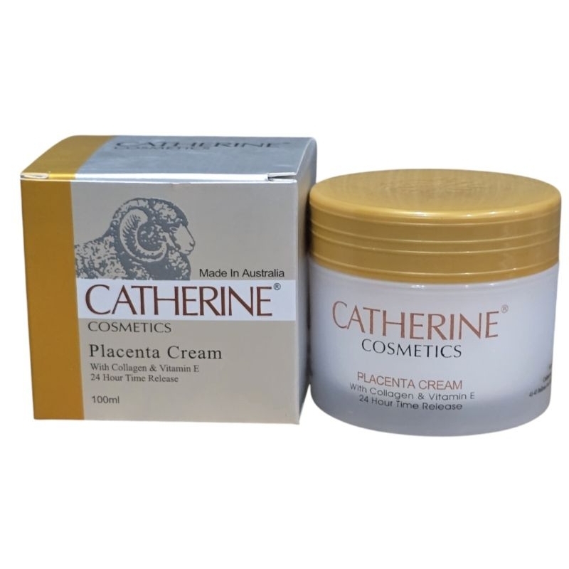 ครีมรกแกะ 3 IN 1 Catherine Cosmetics Placenta Cream นำเข้าจากประเทศออสเตรเลีย ขนาด 100 ml (ของแท้ 100%)