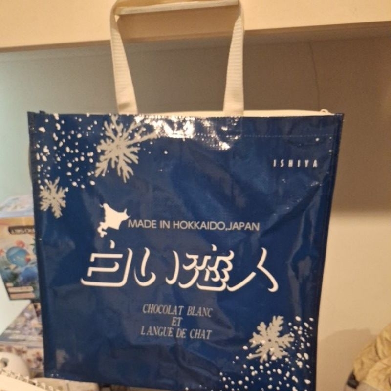 กระเป๋าผ้า ishiya shiroi coibito chocolate factory sapporo แท้จากช้อป
