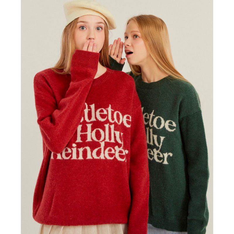 ส่งต่อสเวตเตอร์ Stylist shop สีแดง คริสมาส เสื้อกันหนาว