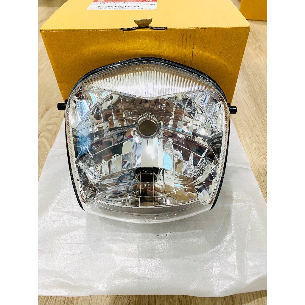 (HMA) ไฟหน้า โคมไฟหน้า ตาเพชร Wave 125S เวฟ 125S หัวเถิก หน้าเถิก (ปี 2002-2005) (FISHO)