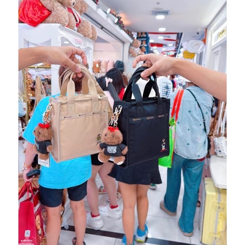 กระเป๋าสะพายข้างผ้าไนลอนสายสปอร์ต GUOO BEAR