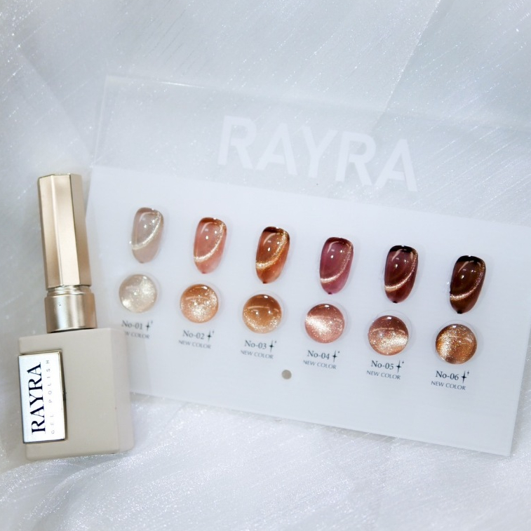 แยกขวด สีเจล Rayra premium gel 6 color RL24 แต่งเล็บ