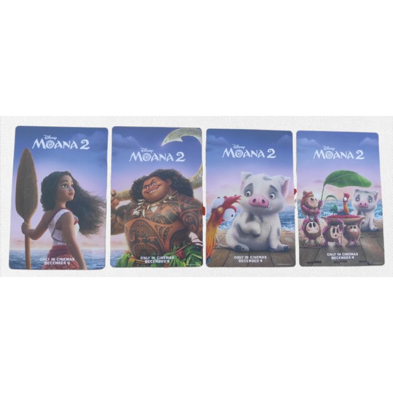 โฟโต้การ์ด Photo Card Moana 2 โมอาน่า 2 แท้จาก Major Cineplex Blind Bag Characte
