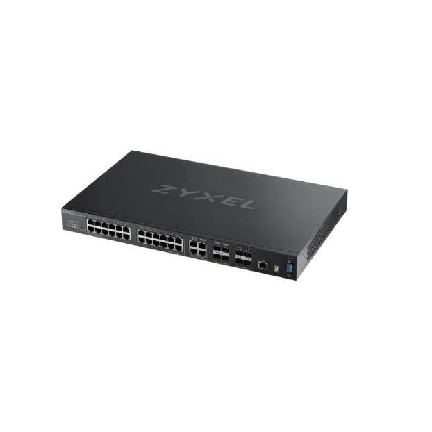 ZYXEL 24 port GbE, 4 dual pers. and 4x10G SFP+  Model : #XGS4600-32