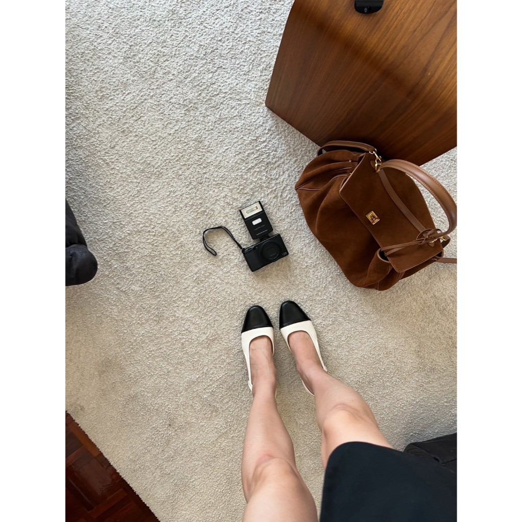 (รุ่น กีวี่) - Wila shoes l 🔥SHOPEE VDO ลด100฿🔥l รองเท้าส้นสูงรัดส้นเท้า หัวรองเท้ามนสีดำ ความสูง2นิ้ว กดสั่งได้เลยค่ะ