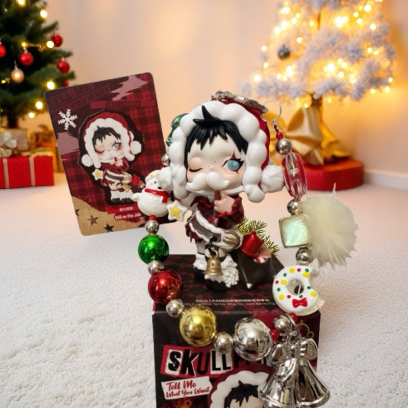 🌟พวงกุญแจ🌟🎪D I Y 🧸 SKULL PANDA🧸🎪แท้