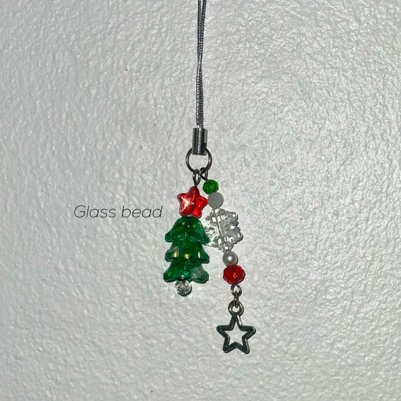 [พร้อมส่ง!] Christmas tree with snowflake keychain พวงกุญแจคริสมาสต์ ของชำร่วย ของขวัญ