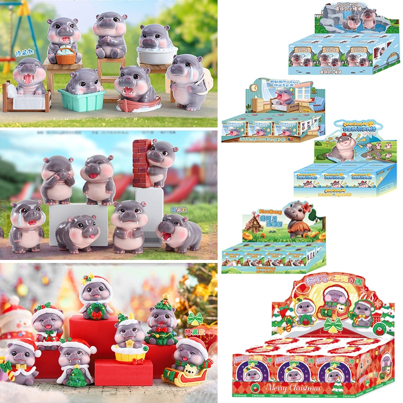 【 6 สไตล์ใหม่ล่าสุด】หมูเด้ง โมเดลน้องหมูเด้ง MooDeng blindbox กล่องสุ่มหมูเด้ง งานสวยมากกก น่ารักน่าสม