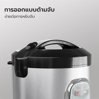 Gaabor หม้อหุงข้าวมัลติฟังก์ชันขนาดเล็ก 1 ลิตร 400W อุ่นอัตโนมัติ หุงและนึ่งในเครื่องเดียว RC20M-YE01A