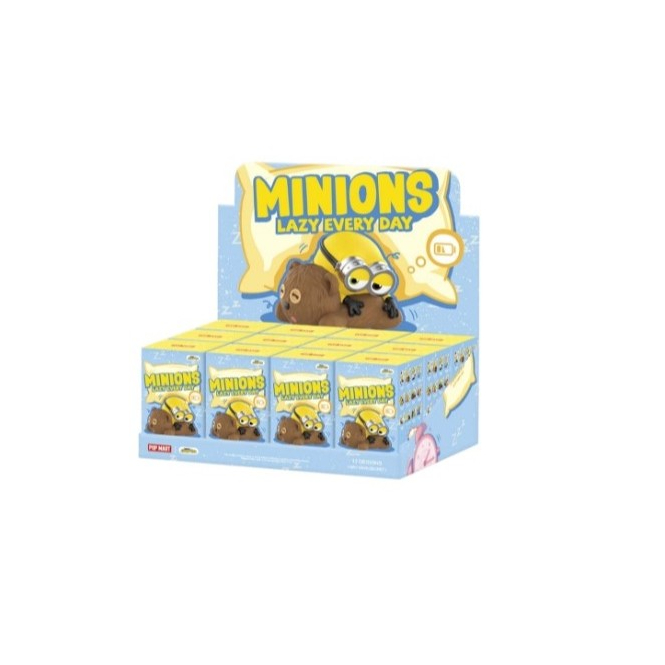 POPMART Minions Lazy Every Day Series Figures ยกกล่อง