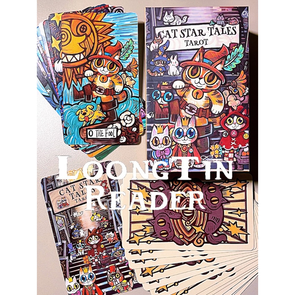 Cat Star Tales Tarot ไพ่ทาโรต์ ไพ่ยิปซี ของแท้ ลุงติน