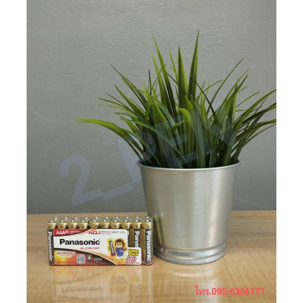 ถ่านอัลคาไลน์ AAA (แพ็ค20ก้อน) Panasonic LR03T/20SL
