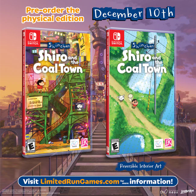 (PreOrder) 🎮 [NSW][LMG] : Shin chan Shiro and the Coal Town (US) (America) <เติมสินค้า 30.9.2025>