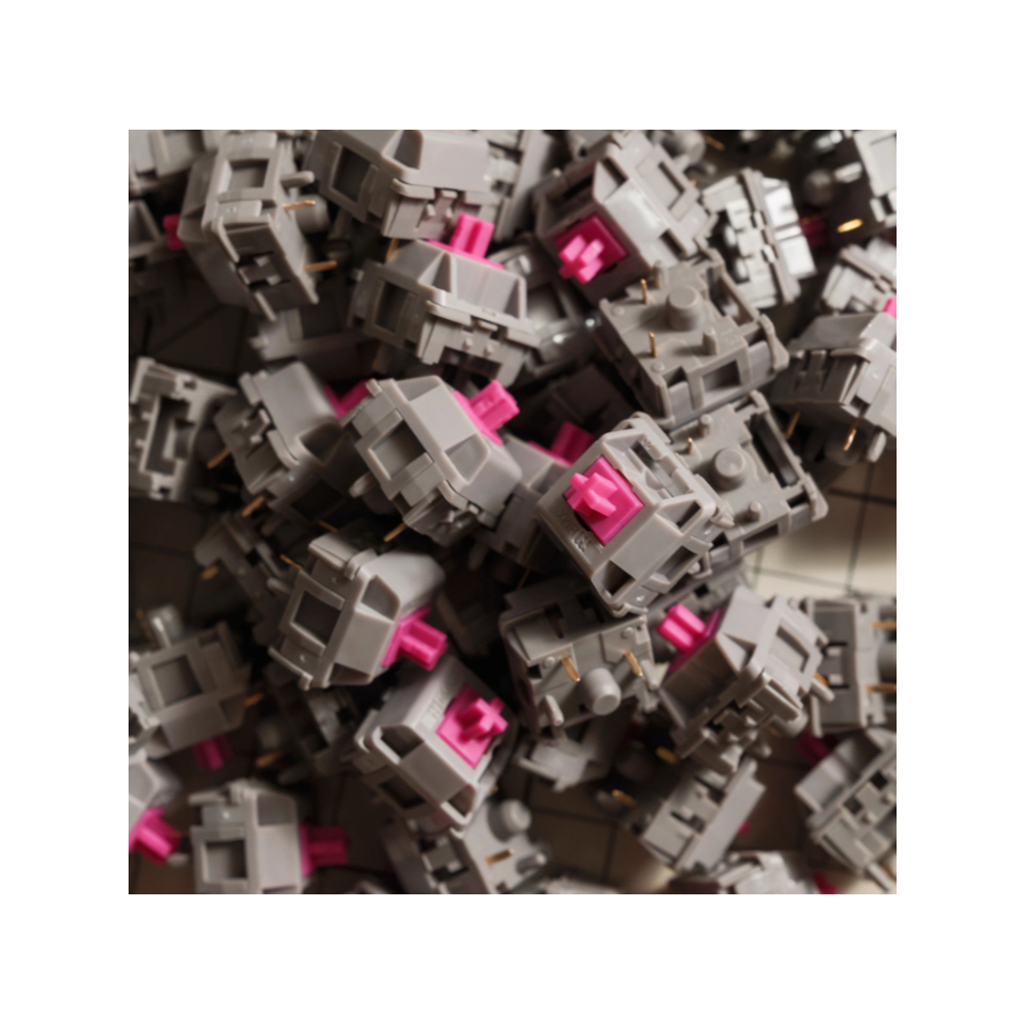 80Retros HMX GAME1989 Linear 5 Pins Switch (35 ตัว) สวิตซ์คีย์บอร์ด สีม่วง