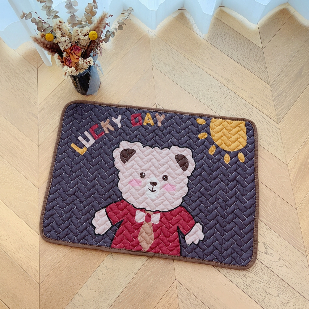 Floor Mat พรมเช็ดเท้าผ้าฝ้าย ขนาด 40*60 cm พรมวินเทจ