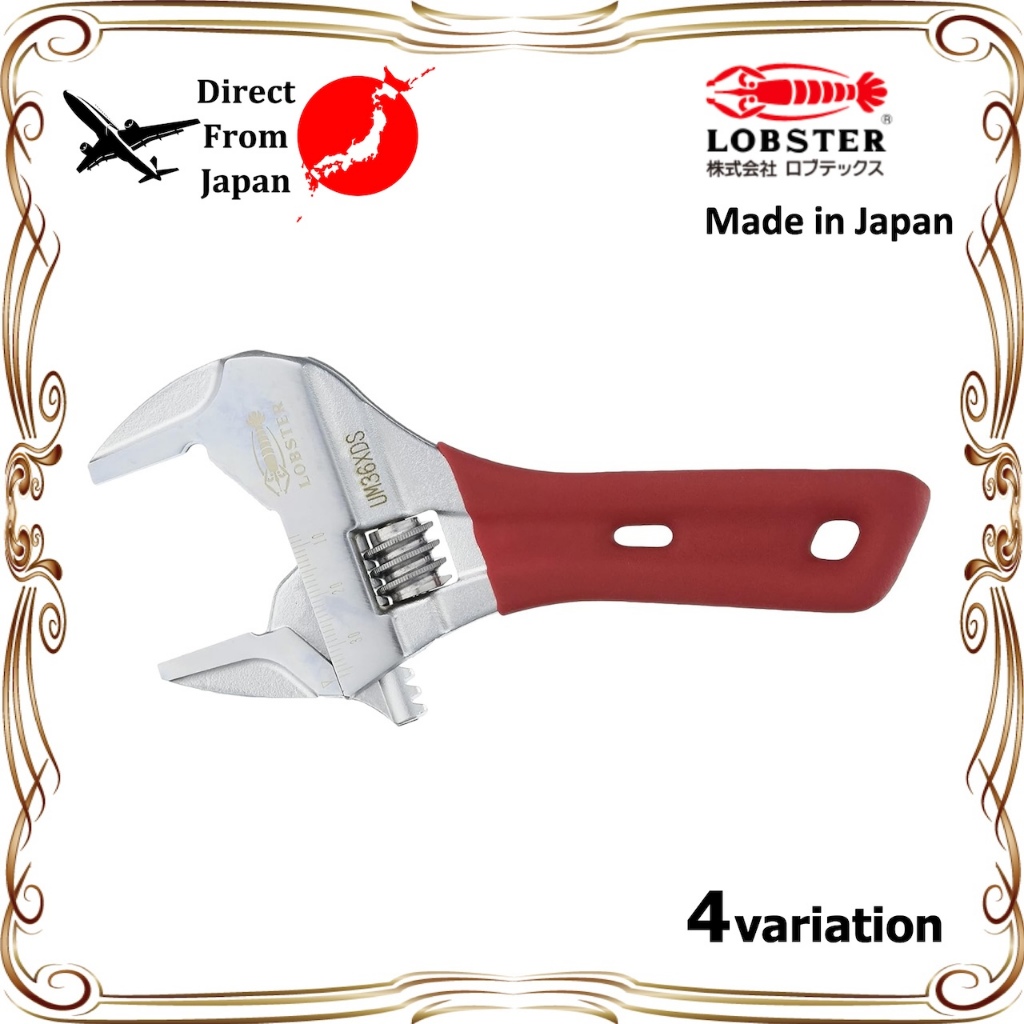 【Direct from Japan】ผลิตในญี่ปุ่น Lobster Pocket Adjustable wrench ประแจเลื่อน X Grip UM24XDS UM30XDS