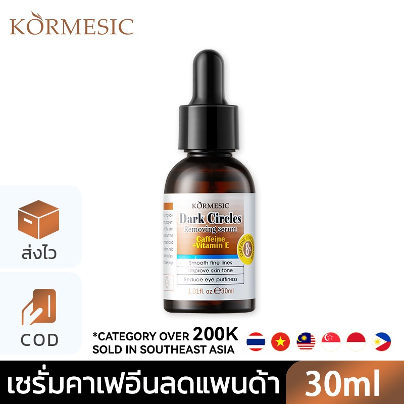 เซรั่มลดรอยดำใต้ตา eye serum Dr.ville ลดรอยคล้ำใต้ตา กระชับ ยกกระชับ ลดถุงใต้ตาบวม ลดเลือนริ้วรอย