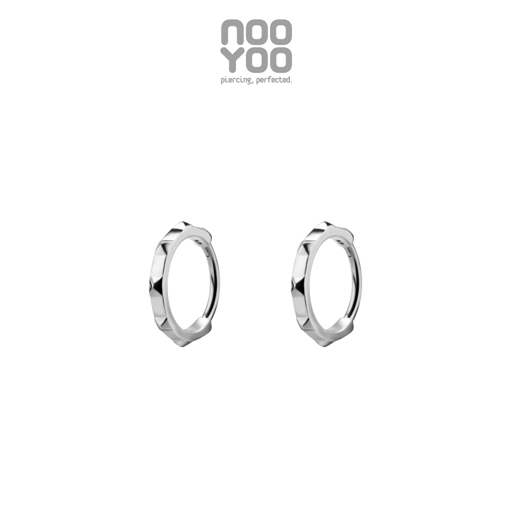 NooYoo ต่างหู CoCr NF Mini Spike Hoops