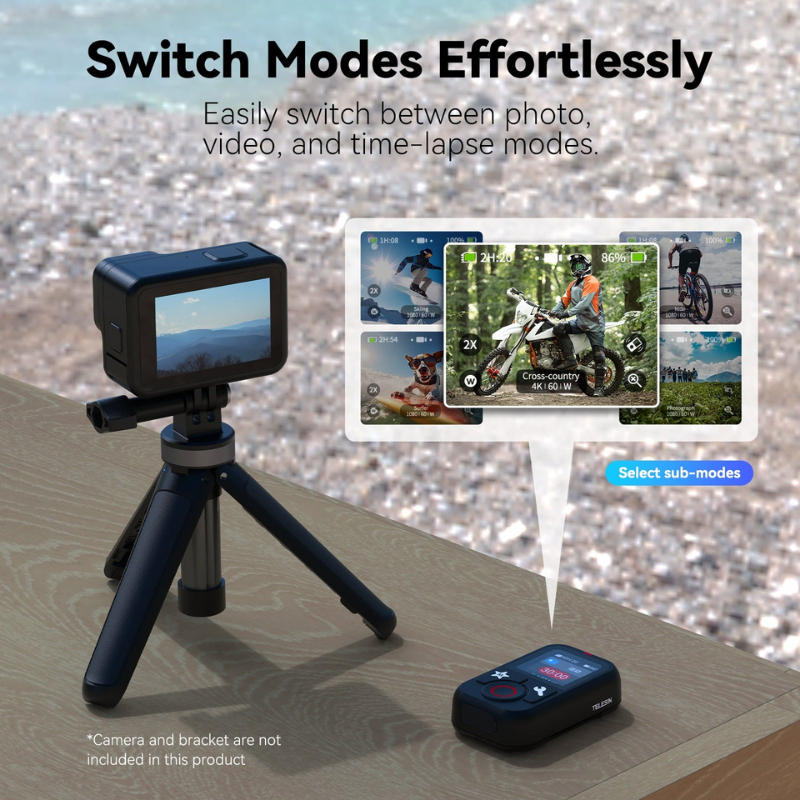 Telesin T13 Remote Controller รีโมทพร้อมสายรัดข้อมือ สำหรับ Gopro 13/12/11/10/9/8/Max