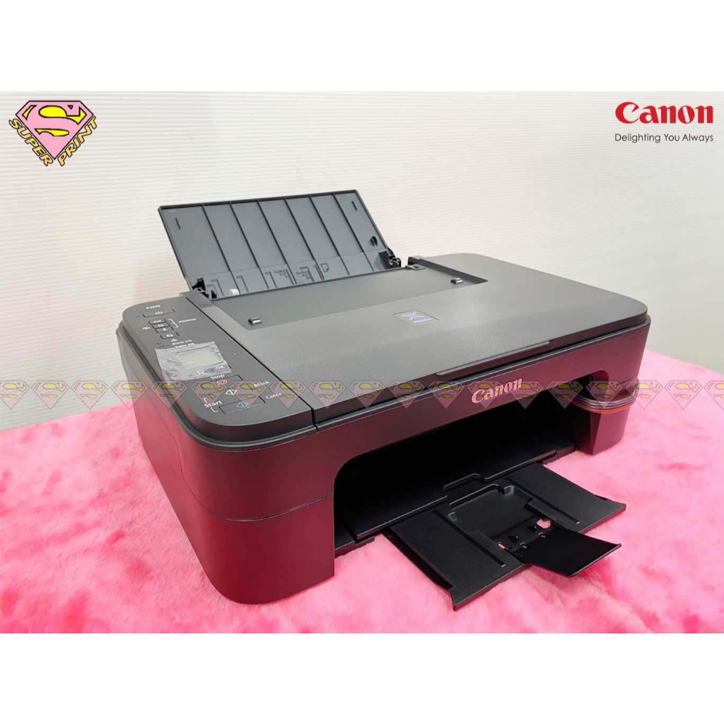 CANON E3370 เครื่องพร้อมแทงค์ หัวพิมพ์มือ1 - พิมพ์, สแกน, ถ่ายเอกสาร, WiFiโดยตรง