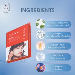 BLCA Block&Care แผ่นแปะกันแดดเกี่ยวหู Collagen Sport Half Pack UPF50+ แบรนด์แท้จากเกาหลี (สินค้าอยู่ไทย พร้อมส่งทันที)