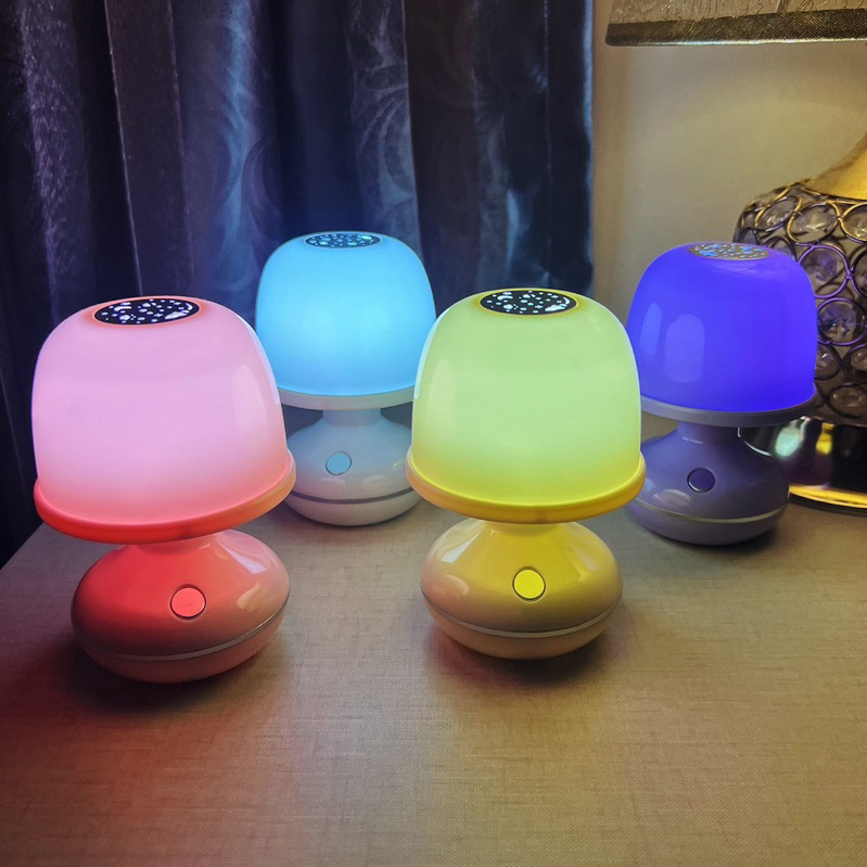 โคมไฟตั้งโต๊ะ led โคมไฟกลางคืน ไฟหัวเตียง มี4สีให้เลือก แถมถ่านให้ พร้อมส่ง