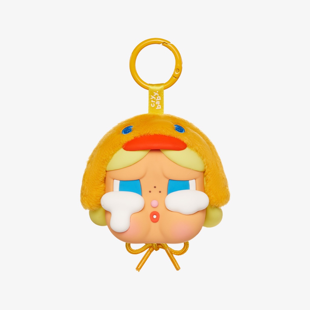 🇹🇭ใช้โค้ดลดได้ค่ะ พร้อมส่ง พวงกุญแจpopmart crybaby crying again duck you เคสเป็ด - รูปที่ 2