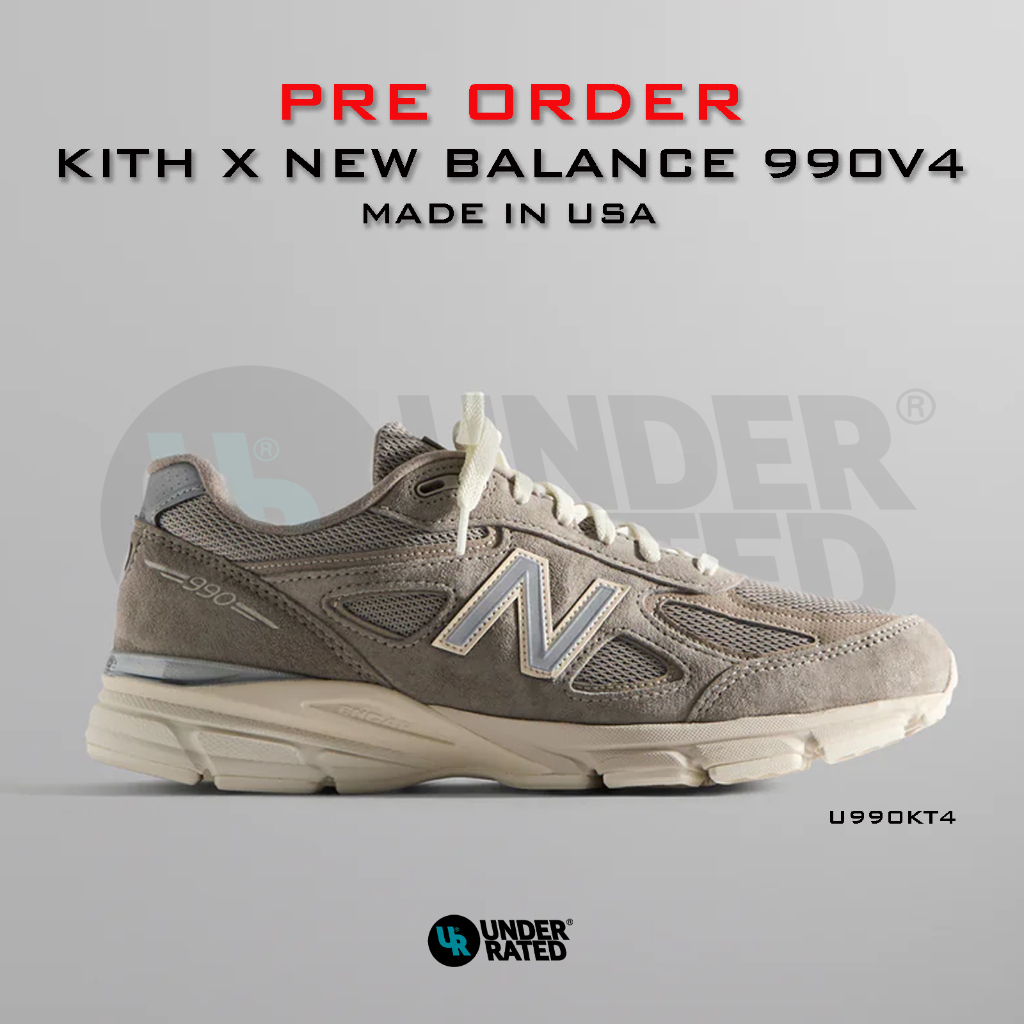 {สินค้าพรีออเดอร์} รองเท้า New Balance 990v4 x KITH Made in USA สินค้าลิขสิทธิ์แท้ 100%