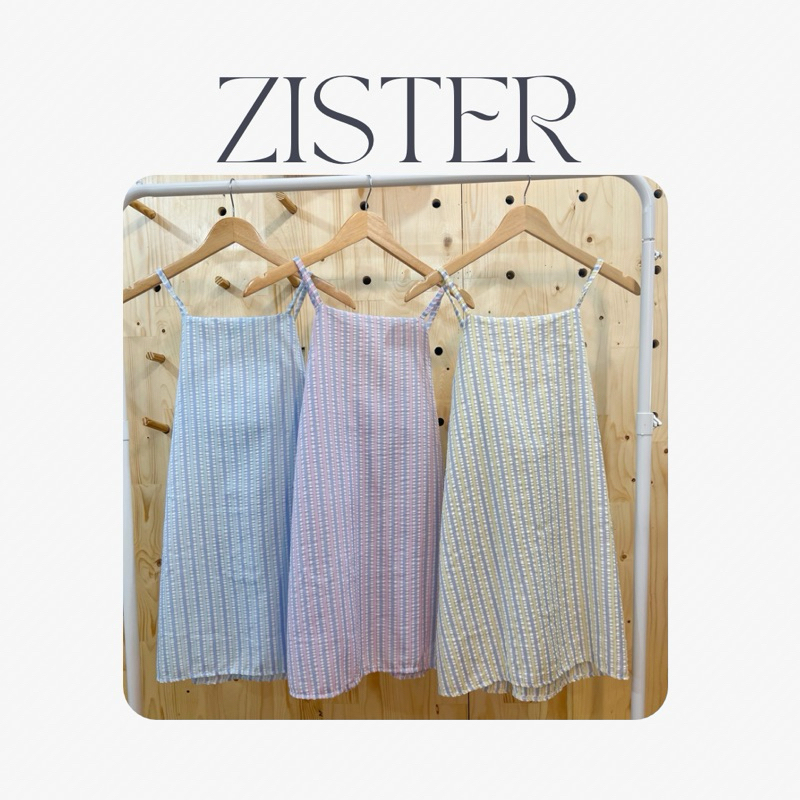 ZISTER |  ZV113L มินิเดรสสายเดี่ยว ผูกหลัง สายปรับระดับได้