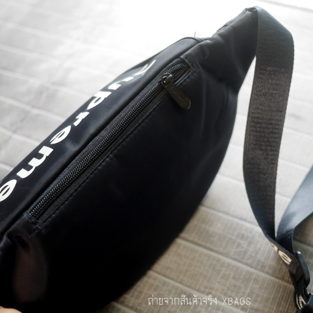 SUP waistpouch คาดเอว/คาดอก ซิปหุ้มกันน้ำสกรีนลาย ผ้าด้าน ผ้าร่ม สายทอโลโก้
