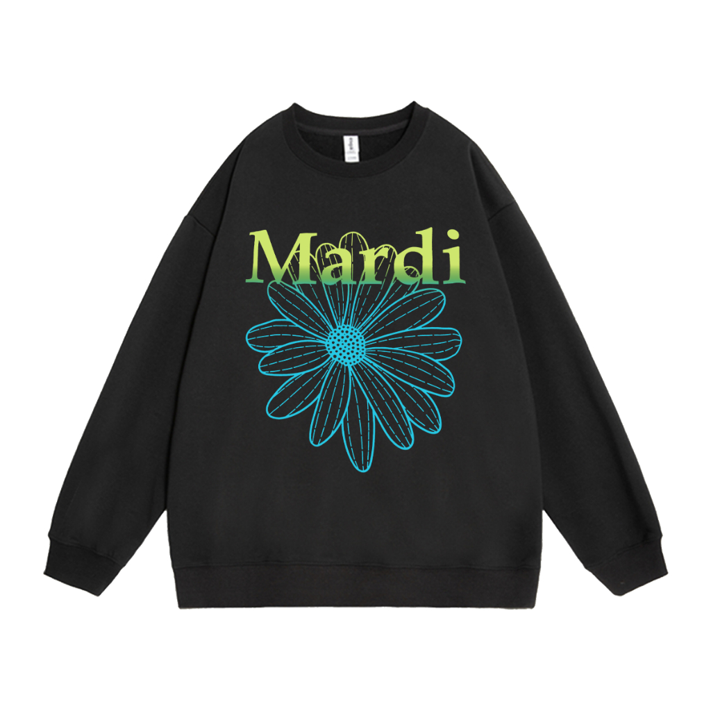 เสื้อ Mardi Mercredi Sweat เสื้อแขนยาว Mardi ทรงเกาหลี