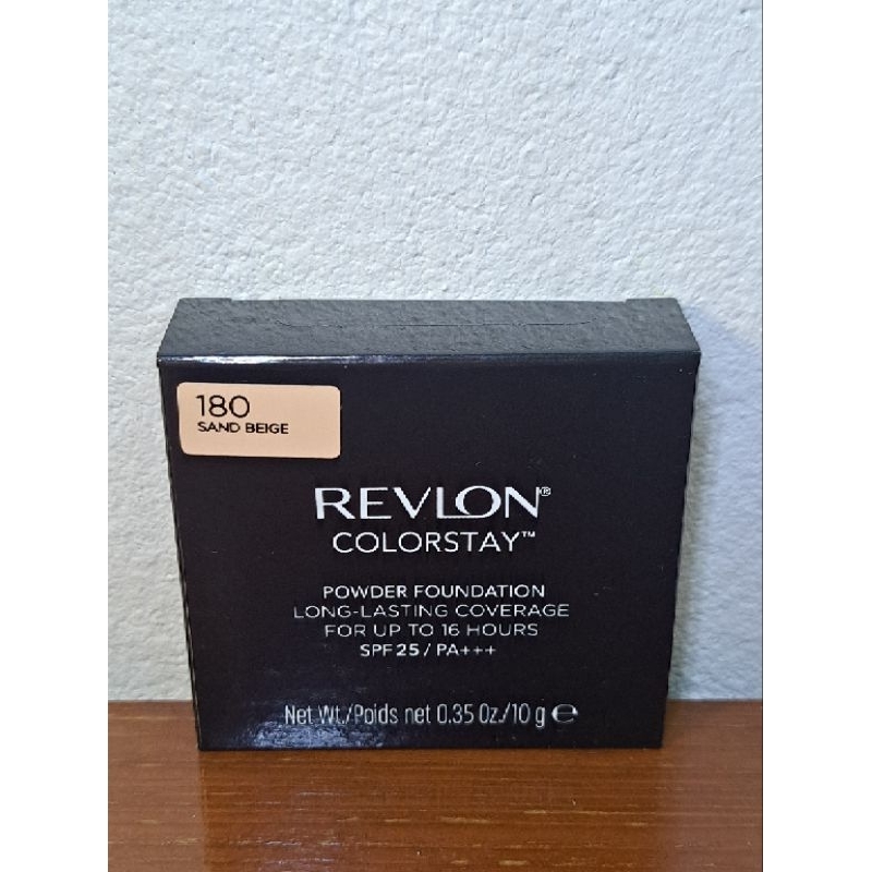 (Refill) Revlon ColorStay Twoway Powder Foundation เรฟลอน คัลเลอร์สเตย์ ทูเวย์ พาวเดอร์ ฟาวเดชั่น สี Sand Beige (180)