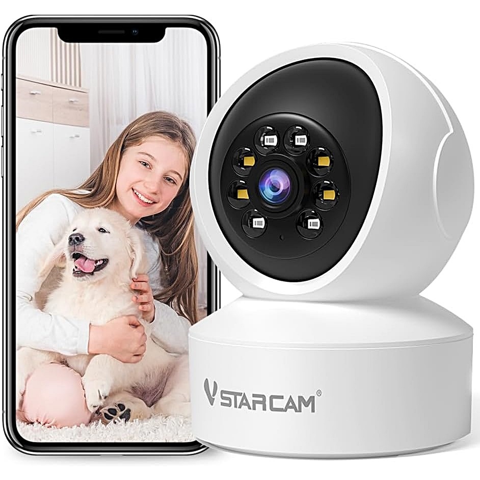 ใหม่ล่าสุด Vstarcam กล้องวงจรปิดกล้องใช้ภายใน รุ่นCS49 ความคมชัด3ล้านพิกเซล พูดโต้ตอบได้ #center_it