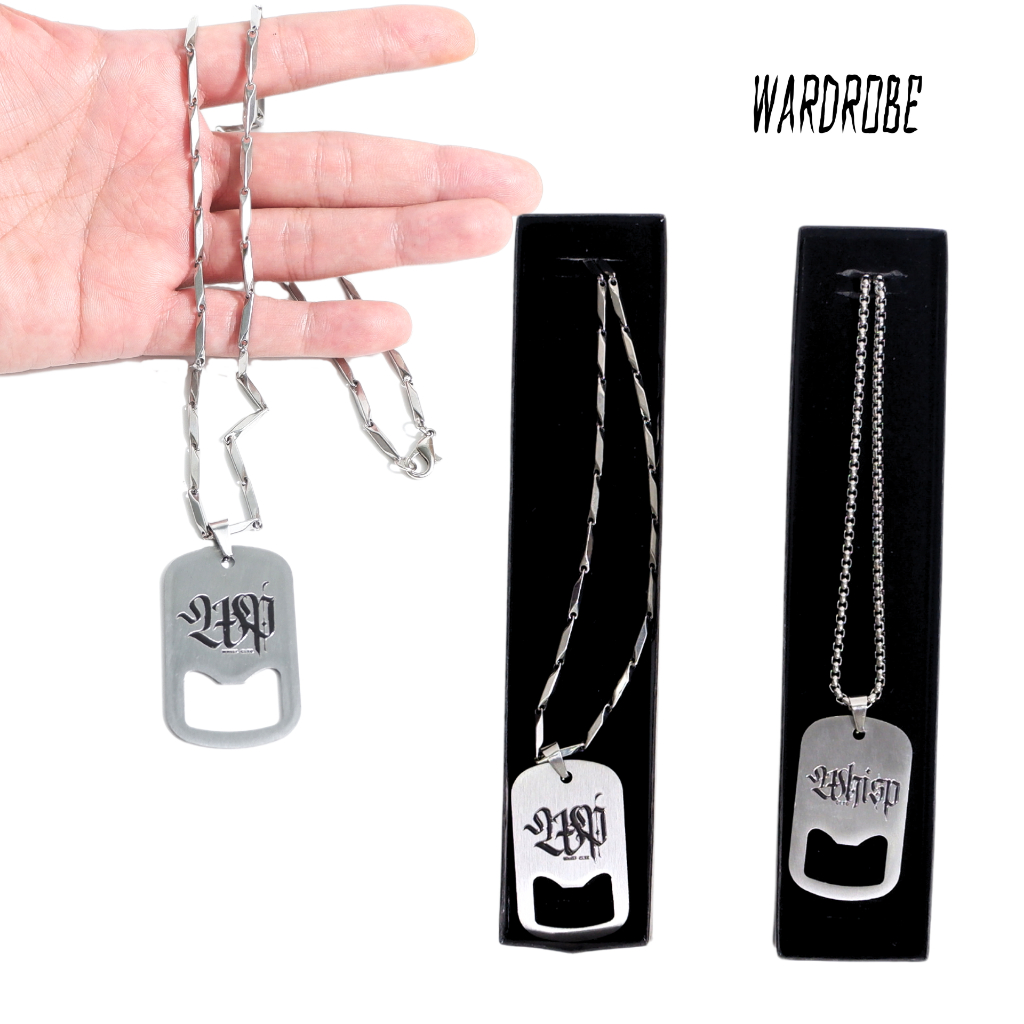 สร้อยคอ Whisp สร้อยคอที่เปิดขวด   พร้อมกล่องพรีเมี่ยม