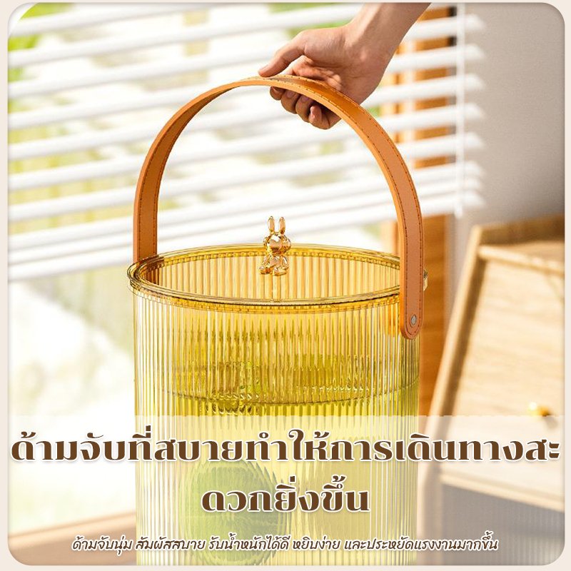 เหยือกน้ำเย็น 5L เหยือกน้ำขนาดใหญ่ ใส่น้ำผลไม้ โหลใส่น้ำ ขาว/ทอง พร้อมขาตั้ง ร้านอาหาร แช่เย็นได้ รูปที่ 3