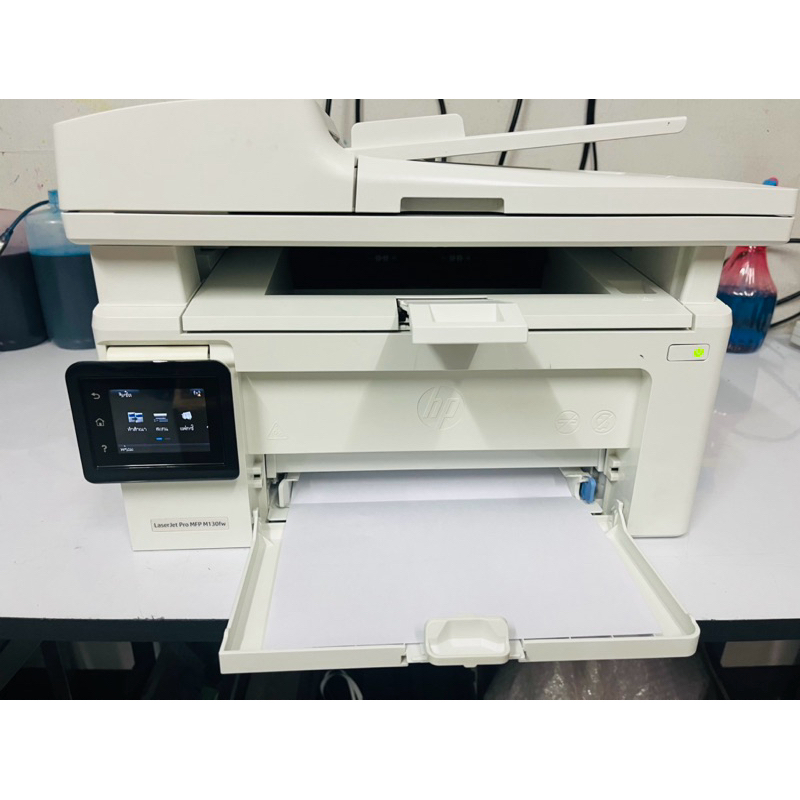 mfp -M130fwมือสองพร้อมใช้งานหมึกดรั้ม100%