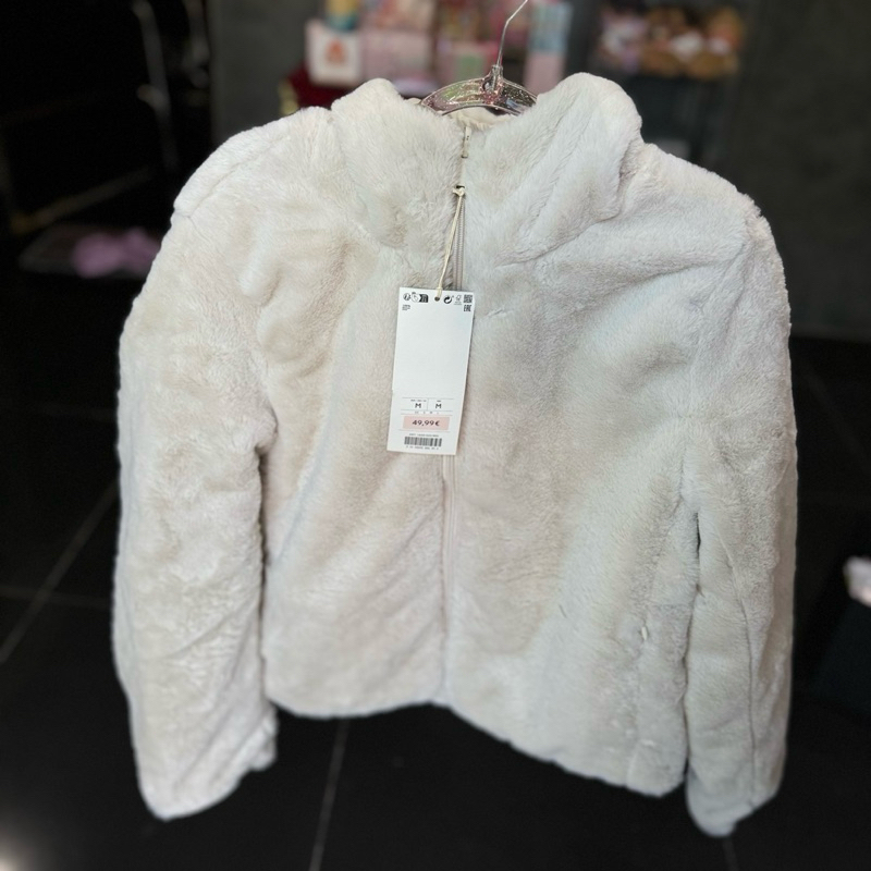 [ พร้อมส่ง ] เสื้อกันหนาวแบรนด์ oysho 2ways ใส่ได้สองด้าน คุ้มมาก งานป้ายห้อย ขนนุ่มมาก แท้💯