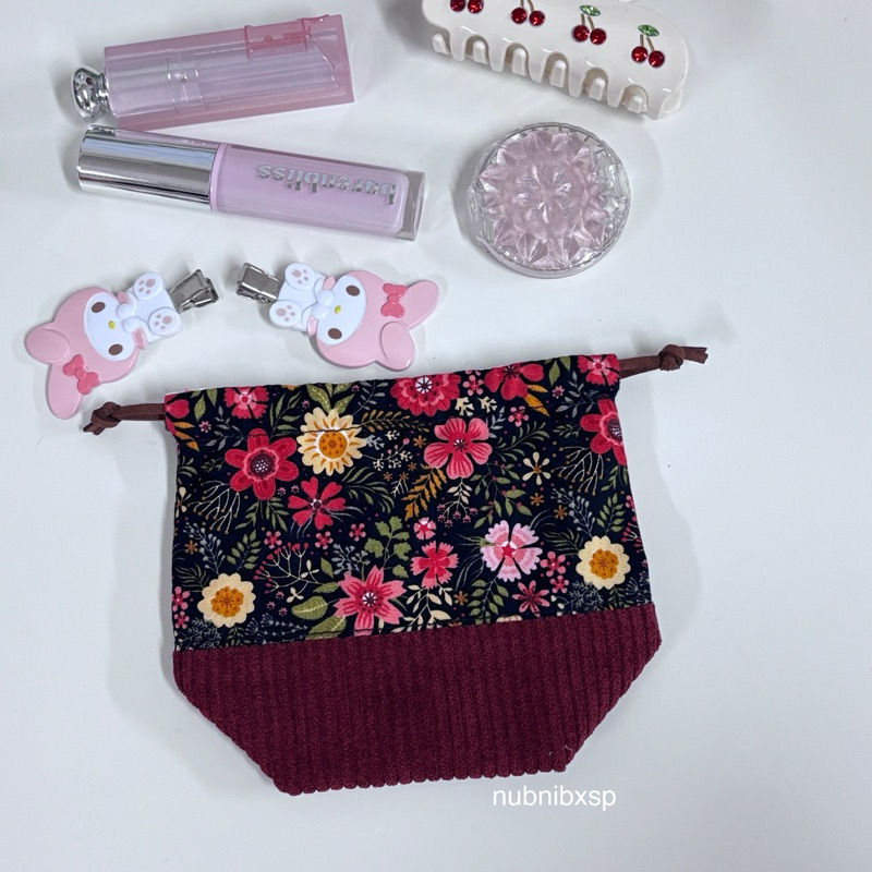 ถุงผ้าหูรูดน่ารัก handmade 🍒