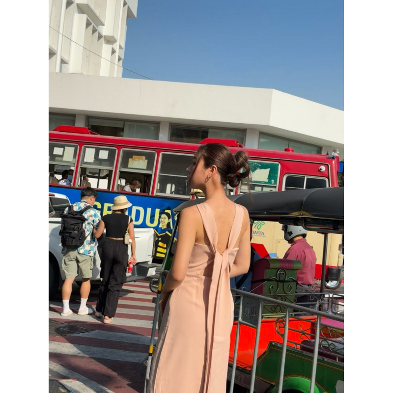 BROWN.BKK - PICOTIN DRESS สวยแบบสะใจมาก สวยแบบลูกคุณ ดูดีมีลูกเล่นเสน่ห์แพรวพราวสุดๆ