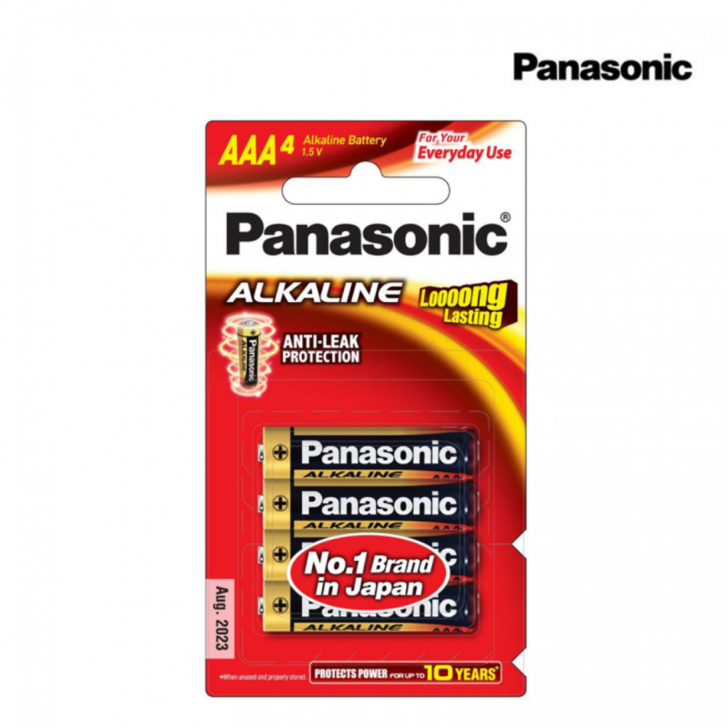CWD ของแท้ในไทย ถ่านอัลคาไลน์ 2A 3A Panasonic Alkaline Batteryแพ็ค4ก้อน