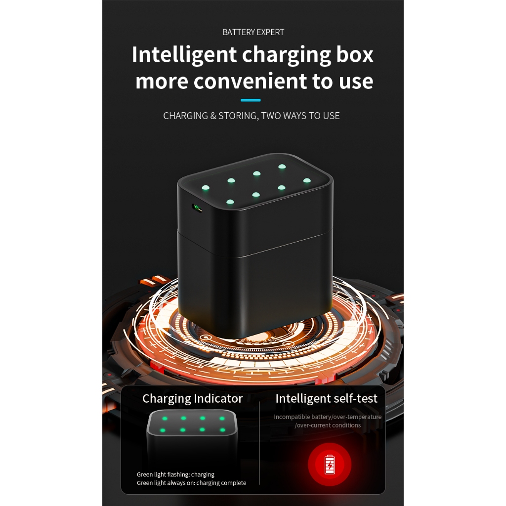Beston M7036 1.5V Charger For AA Li-ion Battery เครื่องชาร์จถ่าน AA  8 ก้อนที่มีคุณภาพสูง