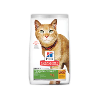 อาหารแมว 7+ Hill's Science Diet ฮิลส์ อาหารแมว สูงวัย ขนาด 1.36-1.58 กก.
