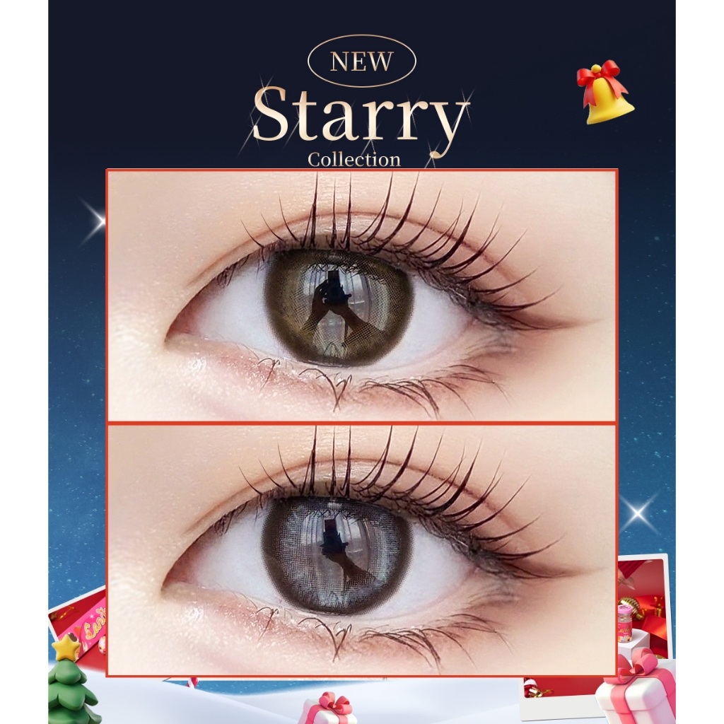 Candylens คอนแทคเลนส์ รุ่น Starry พร้อมส่งแบบปกติ และค่าสายตาสั้น 0.00-7.00 ฟรีตลับ