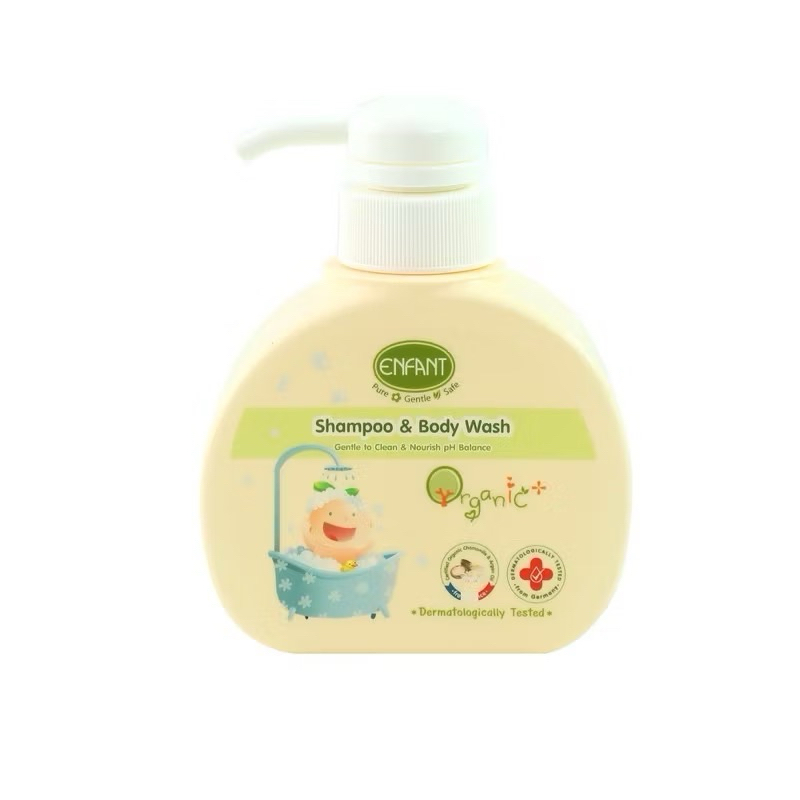 ENFANT ORGANIC SHAMPOO & BODYWASH แชมพูและอาบน้ำ (สำหรับแรกเกิด)
