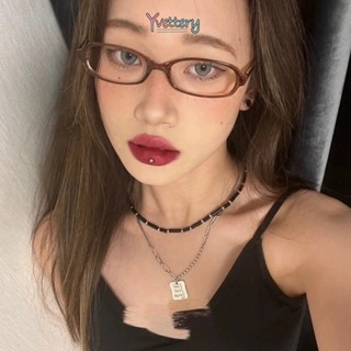 ร้านค้าไทย🔥 แว่นแฟชั่น สีแดง สีส้ม สไตล์ญี่ปุ่นวินเทจ กรอบสี…