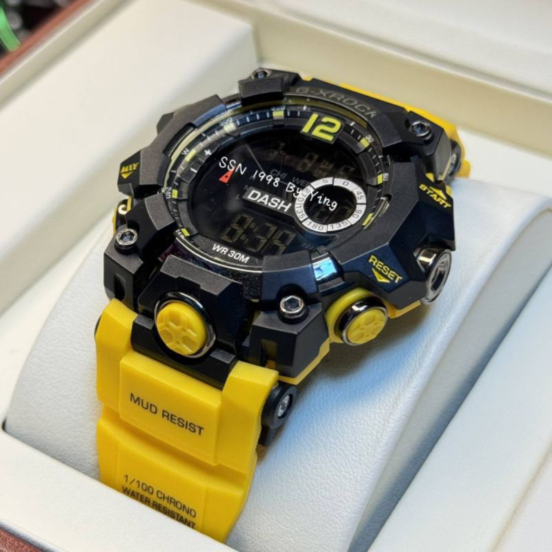 (Y183) สินค้าขายดี SPORT DASH นาฬิกาดิจิตอล ดูเวลา วันที่ เดือน สัปดาห์ จับเวลา ตั้งปลุก กันน้ำ100% สายเรซิน 28 สี (V1)