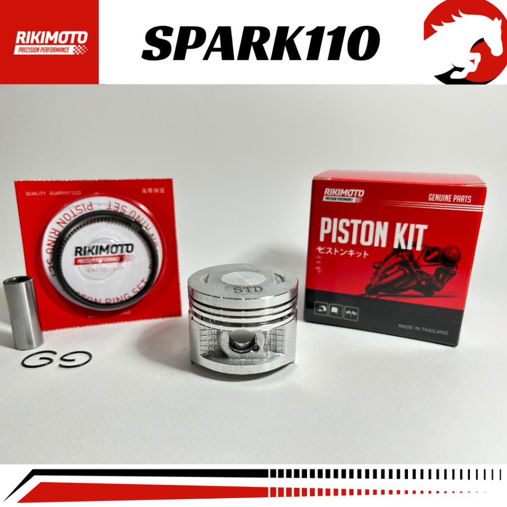 ชุดลูกสูบ SPARK(สปาร์ค), SPARK-Z, SPARK110 งานแท้เกรดญี่ปุ่น RIKIMOTO