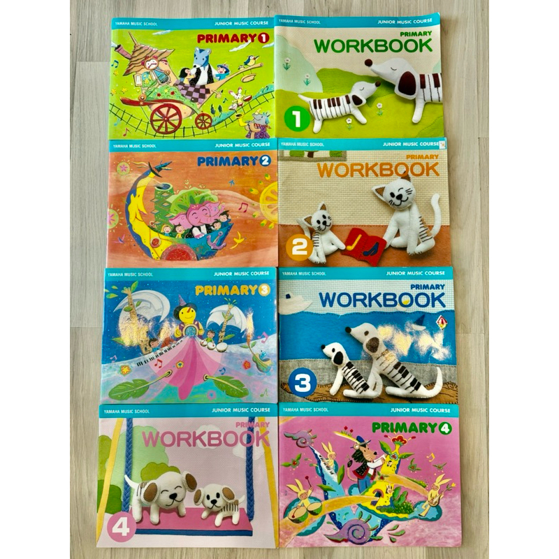 หนังสือเรียนเปียโน หลักสูตร JMC Yamaha พร้อม workbook 1-4